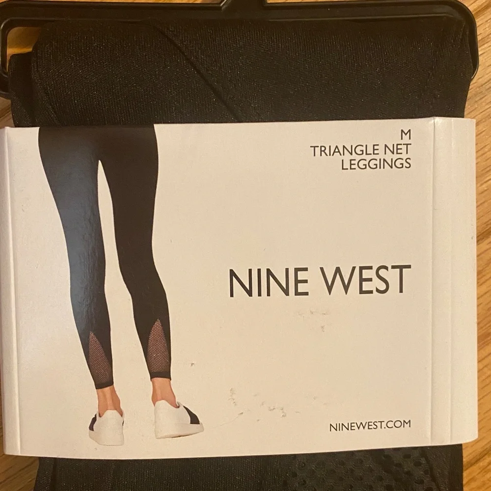 Nine West Triangle Net Leggings - Picture 2 of 4